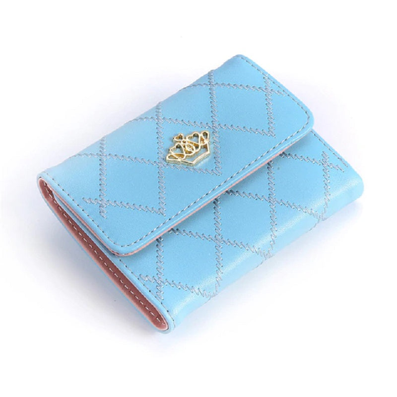 Pu Leather solid Card Holder small wallets Mssza