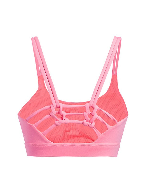 Pure Color Twist Cropped Yoga Tanks Mssza
