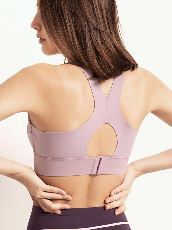 Pure Color U neck Cropped Yoga Tanks Mssza