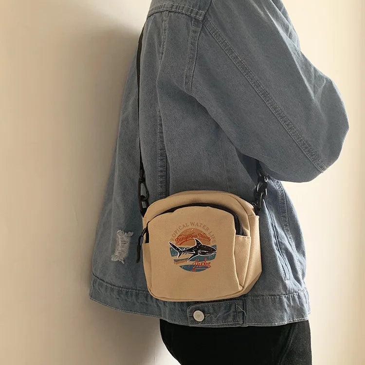 Purse Phone Sac A Main Femme Bolsas Canvas Small Cloth Mini Shoulder Crossbody Handbags Mssza