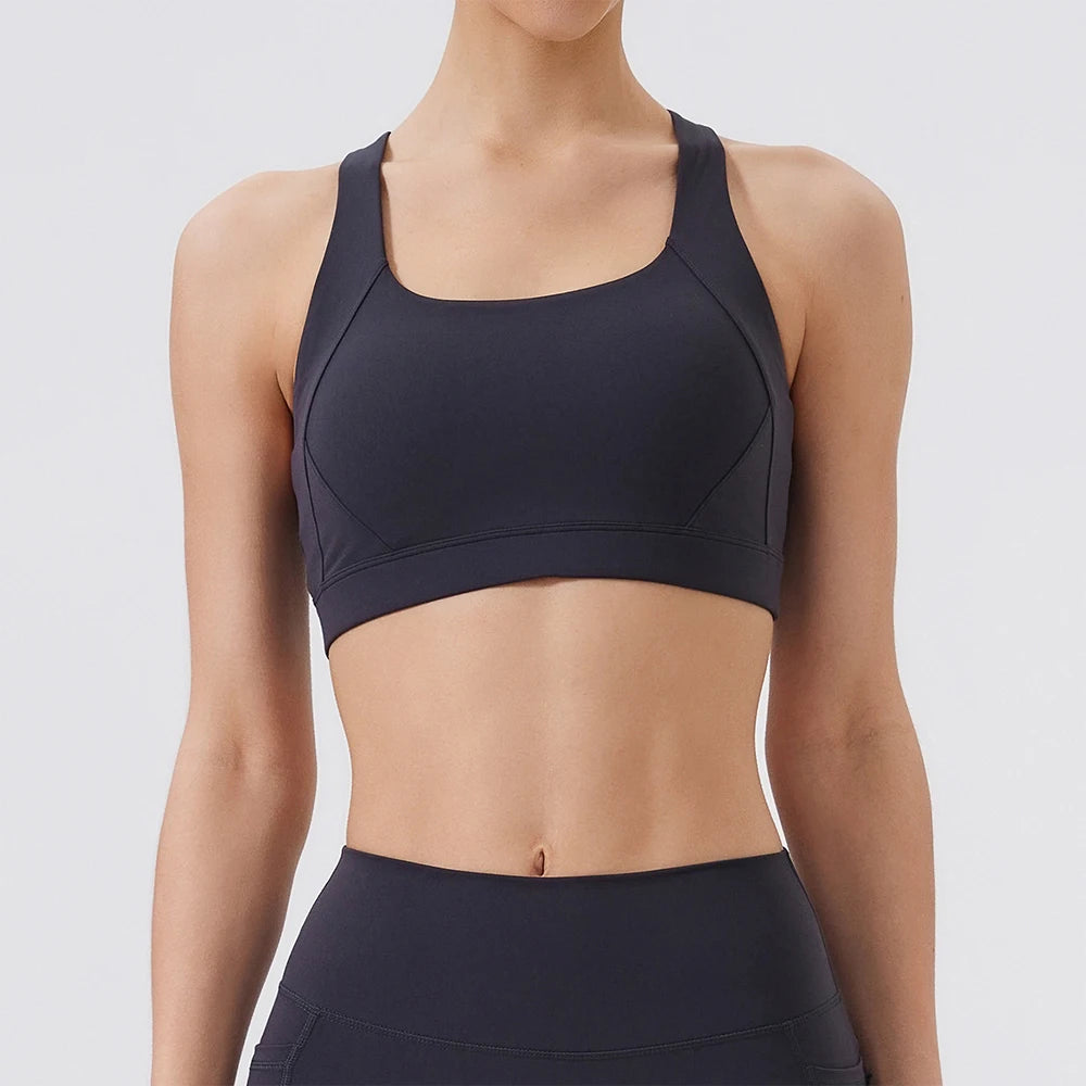 Push Up Fitness Yoga Underwear Breathable Running Vest Bralette Gym Wear Sports Bra Top Mssza