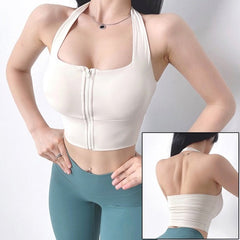 Push Up Yoga Crop Top Bras Solid Athletic Vest Gym Sportswear Mssza