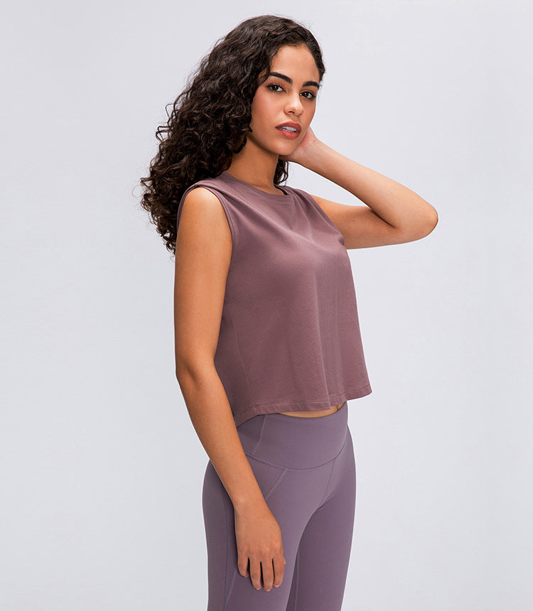 Quick Dry Cotton Fitness Gym Sport short blouses Mssza