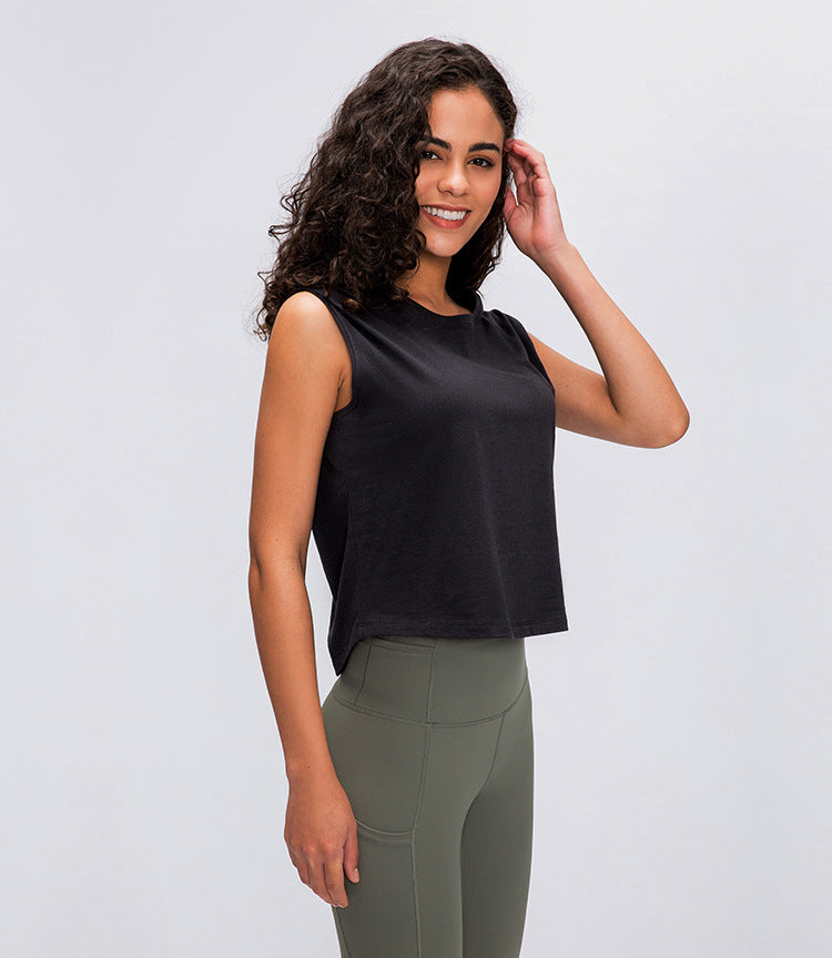 Quick Dry Cotton Fitness Gym Sport short blouses Mssza