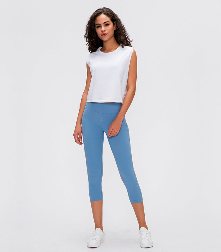 Quick Dry Cotton Fitness Gym Sport short blouses Mssza