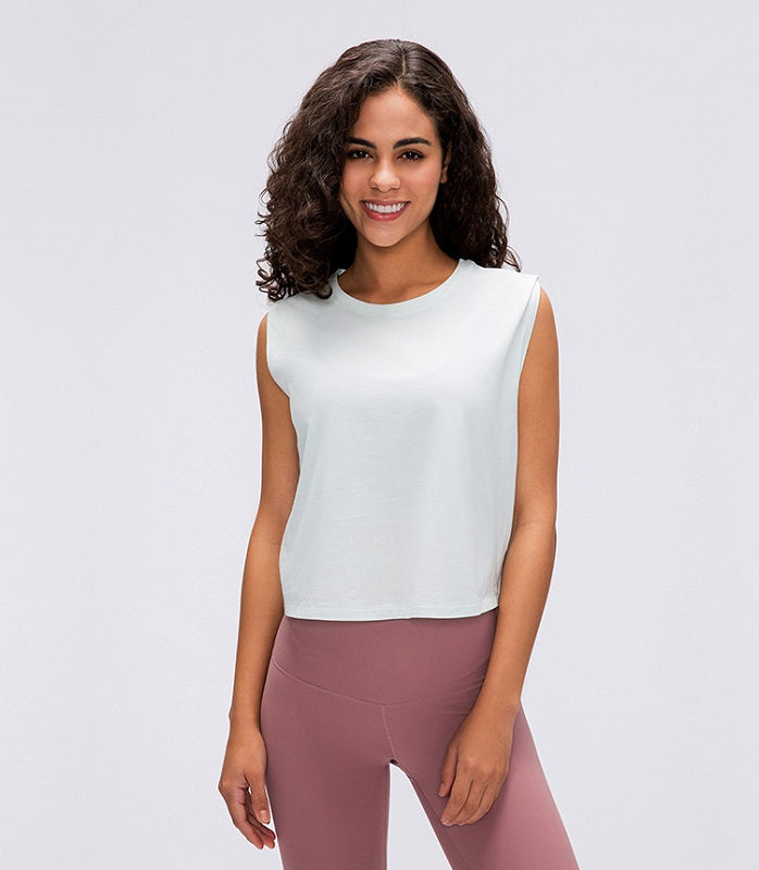 Quick Dry Cotton Fitness Gym Sport short blouses Mssza