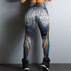 Quick Dry High Elastic Digital Printing Letters Sports Yoga Fitness Leggings Mssza