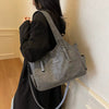 Retro Color High Quality Soft Leather Cross-body Travel Handbag Mssza
