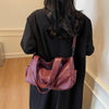 Retro Color High Quality Soft Leather Cross-body Travel Handbag Mssza