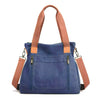 Retro Commuter Campus Canvas Bulk Capacity Casual Practicality Shoulder Bag Mssza