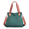 Retro Commuter Campus Canvas Bulk Capacity Casual Practicality Shoulder Bag Mssza