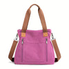 Retro Commuter Campus Canvas Bulk Capacity Casual Practicality Shoulder Bag Mssza