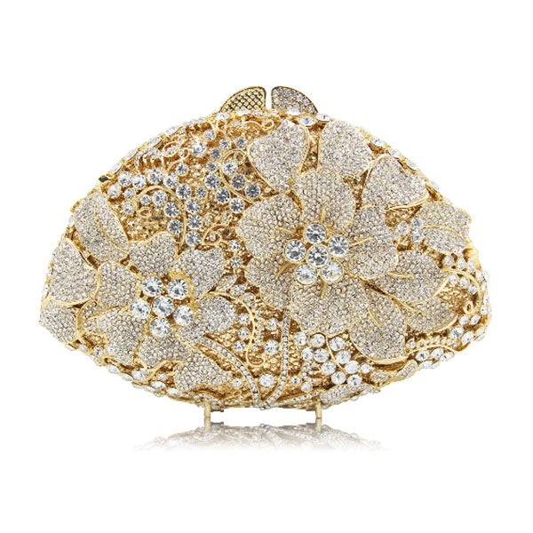 Retro Crystal Handbag Clutch Mssza