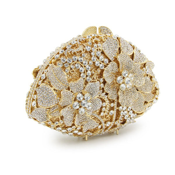 Retro Crystal Handbag Clutch Mssza