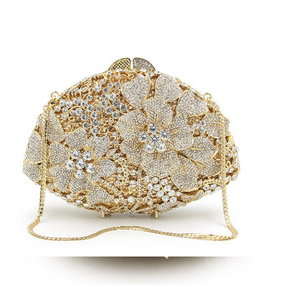Retro Crystal Handbag Clutch Mssza