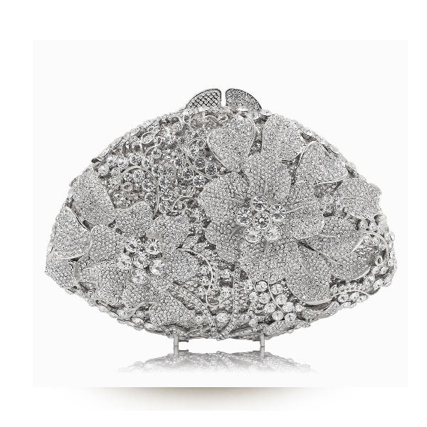Retro Crystal Handbag Clutch Mssza
