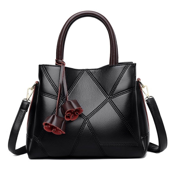 Retro Elegant Crossbody PU Leather Handbag Mssza