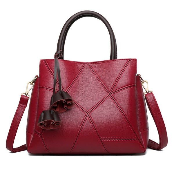 Retro Elegant Crossbody PU Leather Handbag Mssza