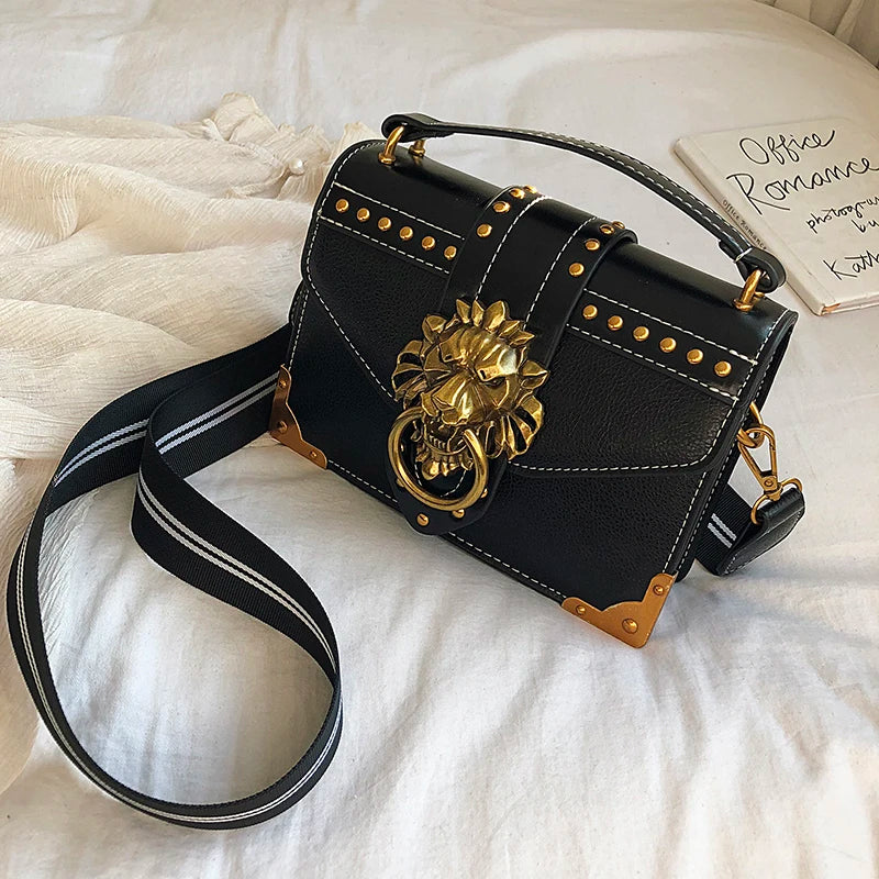 Retro Geometric Single Shoulder Crossbody Small Square Bag Mssza