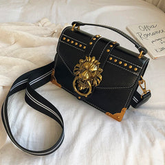 Retro Geometric Single Shoulder Crossbody Small Square Bag Mssza