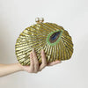 Retro Heavy Craft Beaded Embroidery Evening Wear Portable Dinner Clutch Bag Mssza