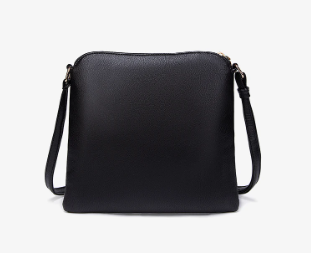 Retro Large Capacity High-Quality Solid Color PU Leather Crossbody  Shoulder Bag Mssza