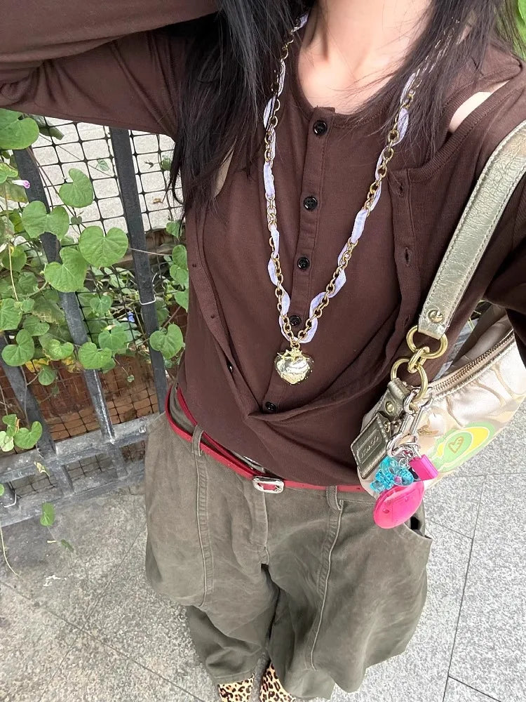 Retro Military Curved Knife Work Street High-End Relaxed Casual Floor Pants Mssza