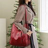 Retro Multifunction Designer Leather Large Capacity Totes Handbags Mssza