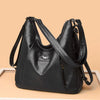 Retro Multifunction Designer Leather Large Capacity Totes Handbags Mssza