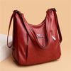 Retro Multifunction Designer Leather Large Capacity Totes Handbags Mssza