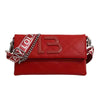 Retro PU Leather Large Capacity Square Simple Chain Shoulder Crossbody Bag Mssza