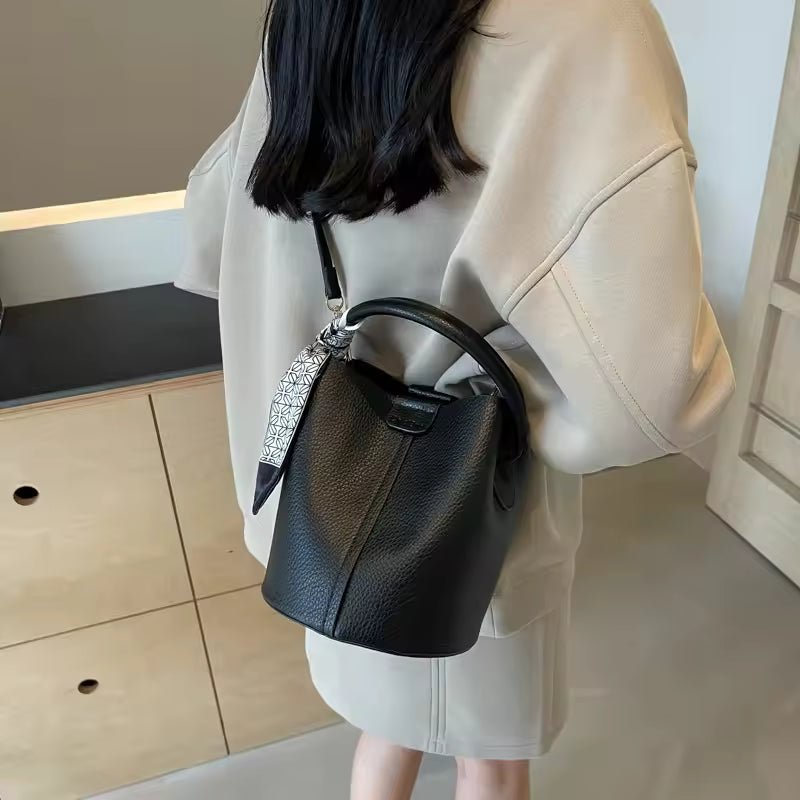 Retro Silt Pocket Small Crossbody Super Fire Bucket Bag Mssza