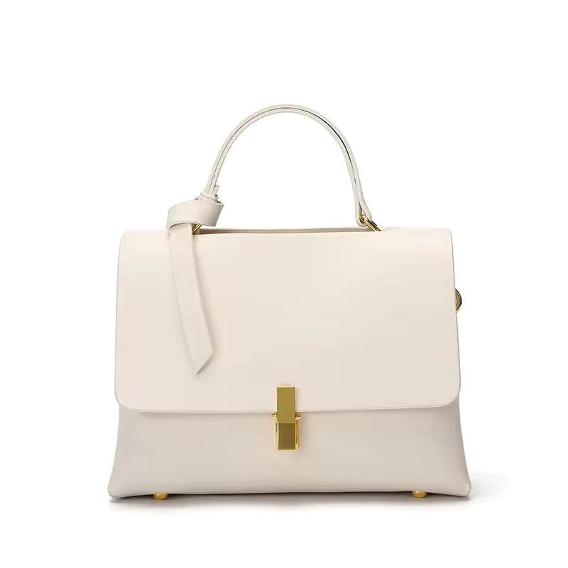 Retro Solid Sequined Texture With Simple Oblique Span Versatile Shoulder Bag Mssza