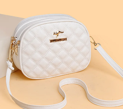 Retro Trendy Versatile Temperament High-end Round Cake Shoulder Crossbody Bag Mssza