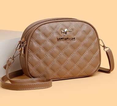 Retro Trendy Versatile Temperament High-end Round Cake Shoulder Crossbody Bag Mssza