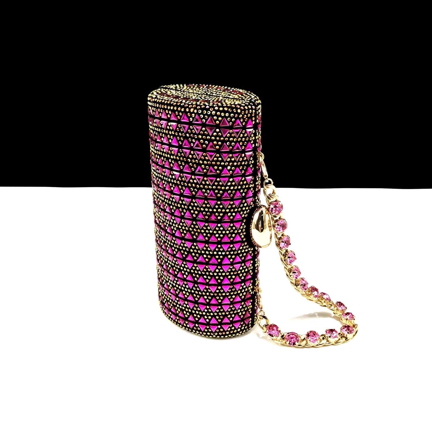 Rhinestone Decoration Bags and Peep Toe High Heels Banquet Shoes Mssza