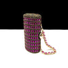 Rhinestone Decoration Bags and Peep Toe High Heels Banquet Shoes Mssza