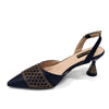 Rhinestone-Embellished Party High Heels for Special Occasions Shoes With Matching Handbag Mssza