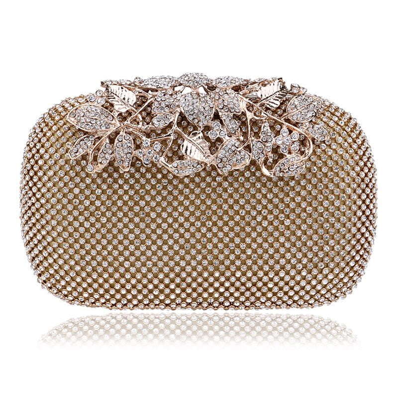 Rhinestones Crystal Wedding Clutch Handbags Mssza