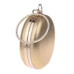 Rhinestones Metal Luxurious Women Evening Bag Mssza