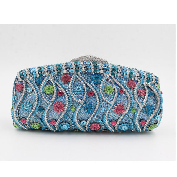 Rhinestones Wedding Crystal Clutch Mssza