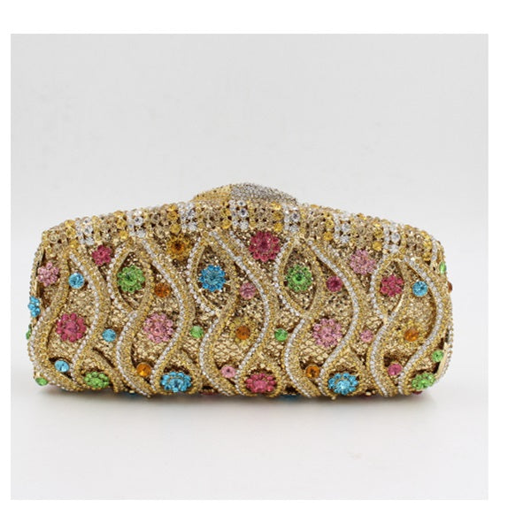 Rhinestones Wedding Crystal Clutch Mssza