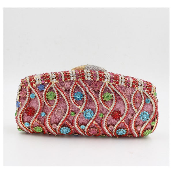 Rhinestones Wedding Crystal Clutch Mssza