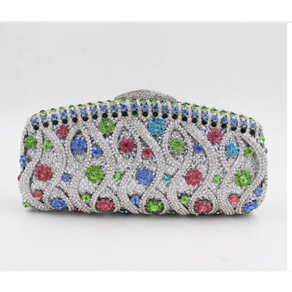 Rhinestones Wedding Crystal Clutch Mssza