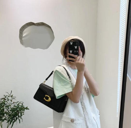 Rhombic Taby Dionysian Portable Chain Underarm Shoulder Crossbody Bag Mssza