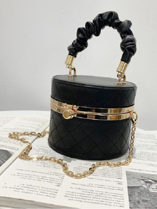 Rhombus Plaid Chain Handbags Mssza