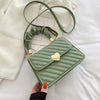 Rhombus Student Coin Pack Pleated Metal Heart Shape Trim Shoulder Tote Bags Mssza