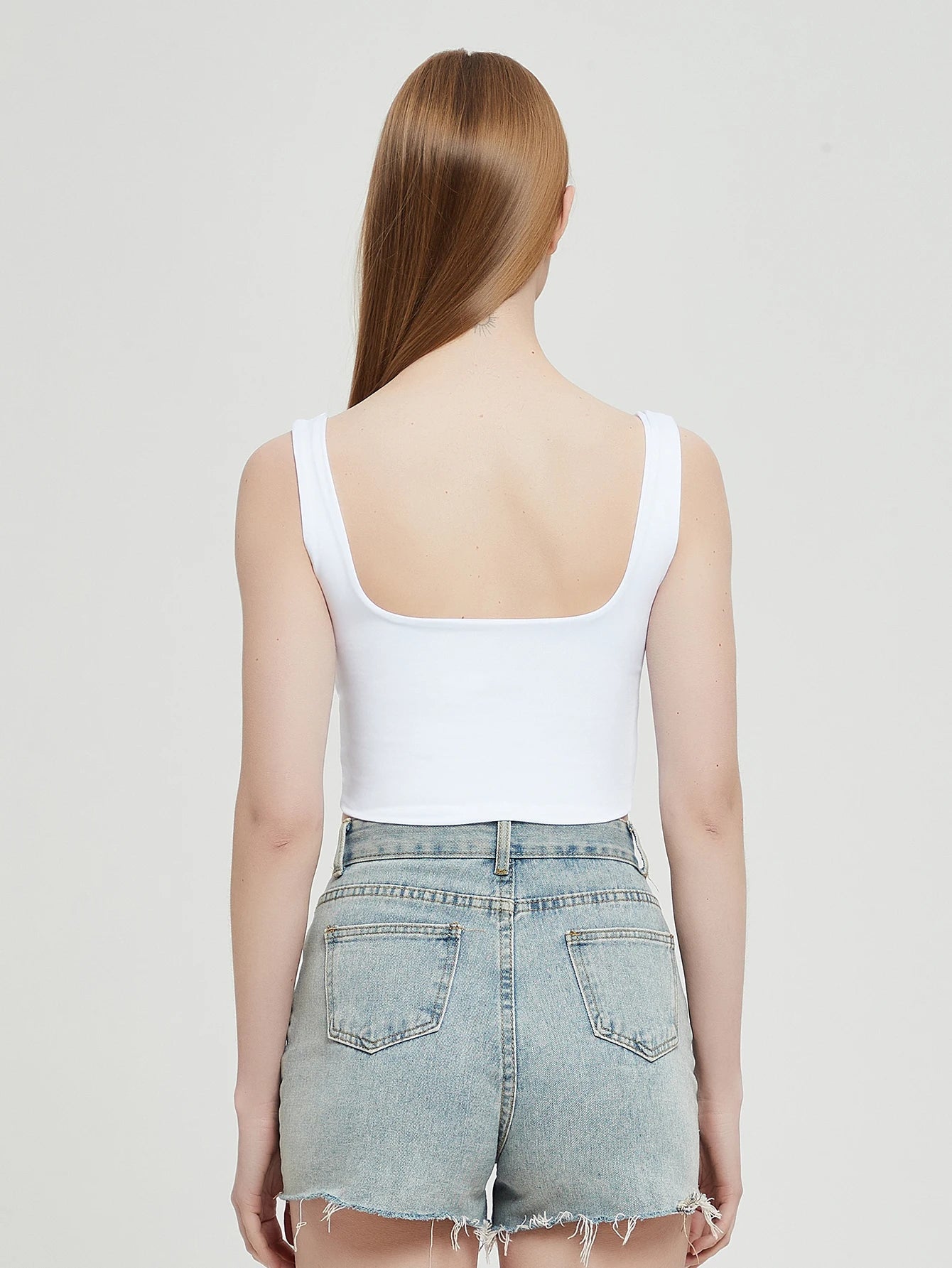 Ribbed Casual Fitness Short Vest Candy Colors Knitted Off Shoulder Crop Top Mssza