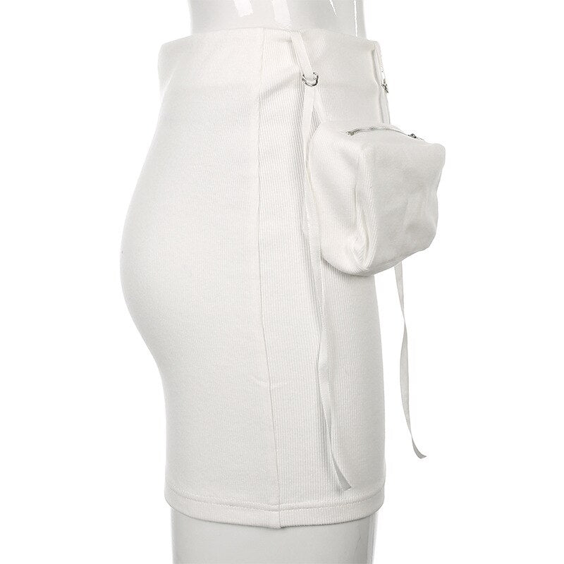 Ribbed 2 Piece Bodycon Short Matching Sets Mssza