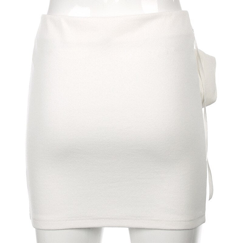 Ribbed 2 Piece Bodycon Short Matching Sets Mssza